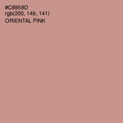 #C8958D - Oriental Pink Color Image
